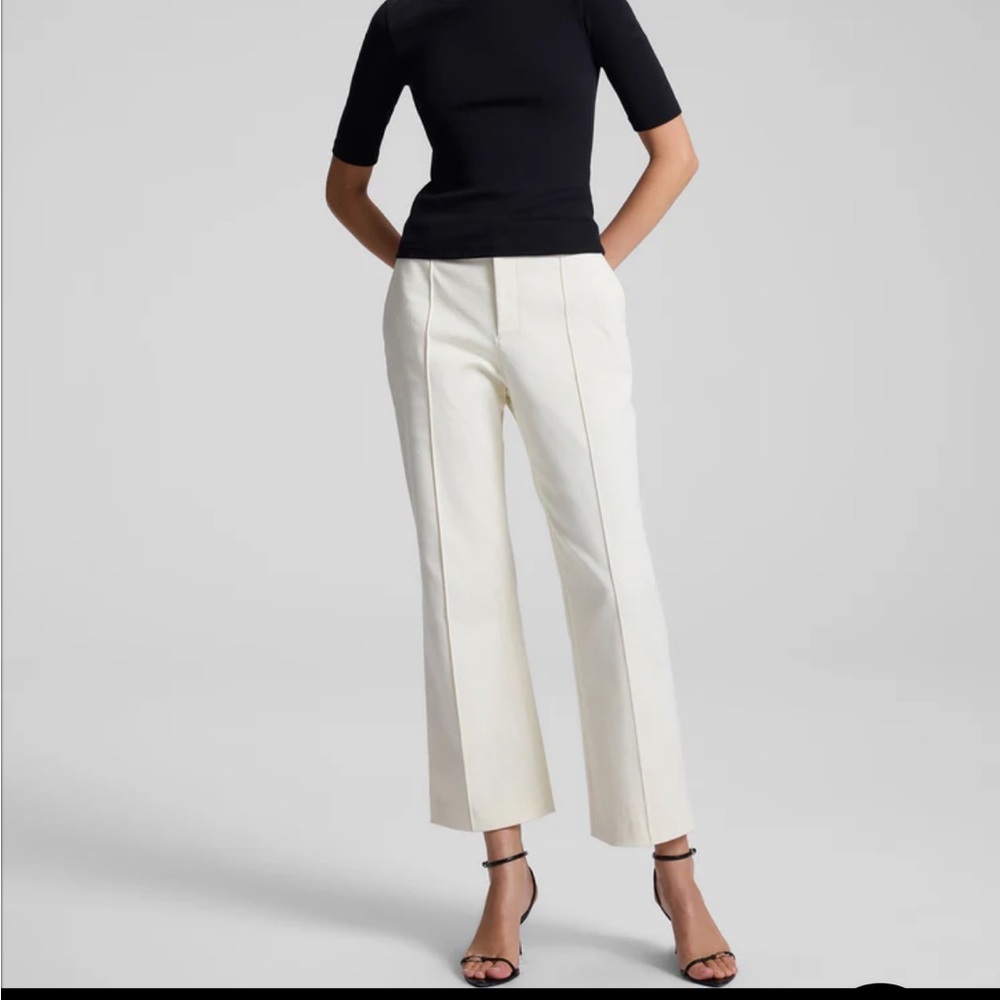 ALC Elegant Cream Cropped Women's Pants